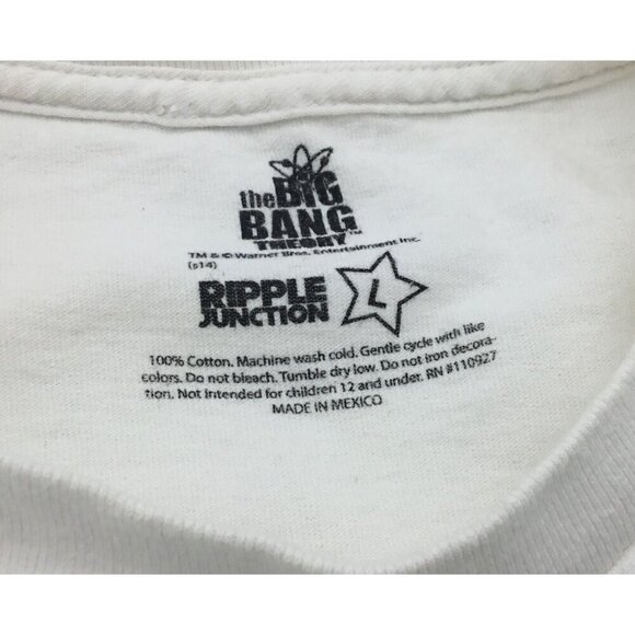 Unisex Ripple Junction Big Bang Theory Friendship Algorithm T-Shirt Large - Picture 5 of 6